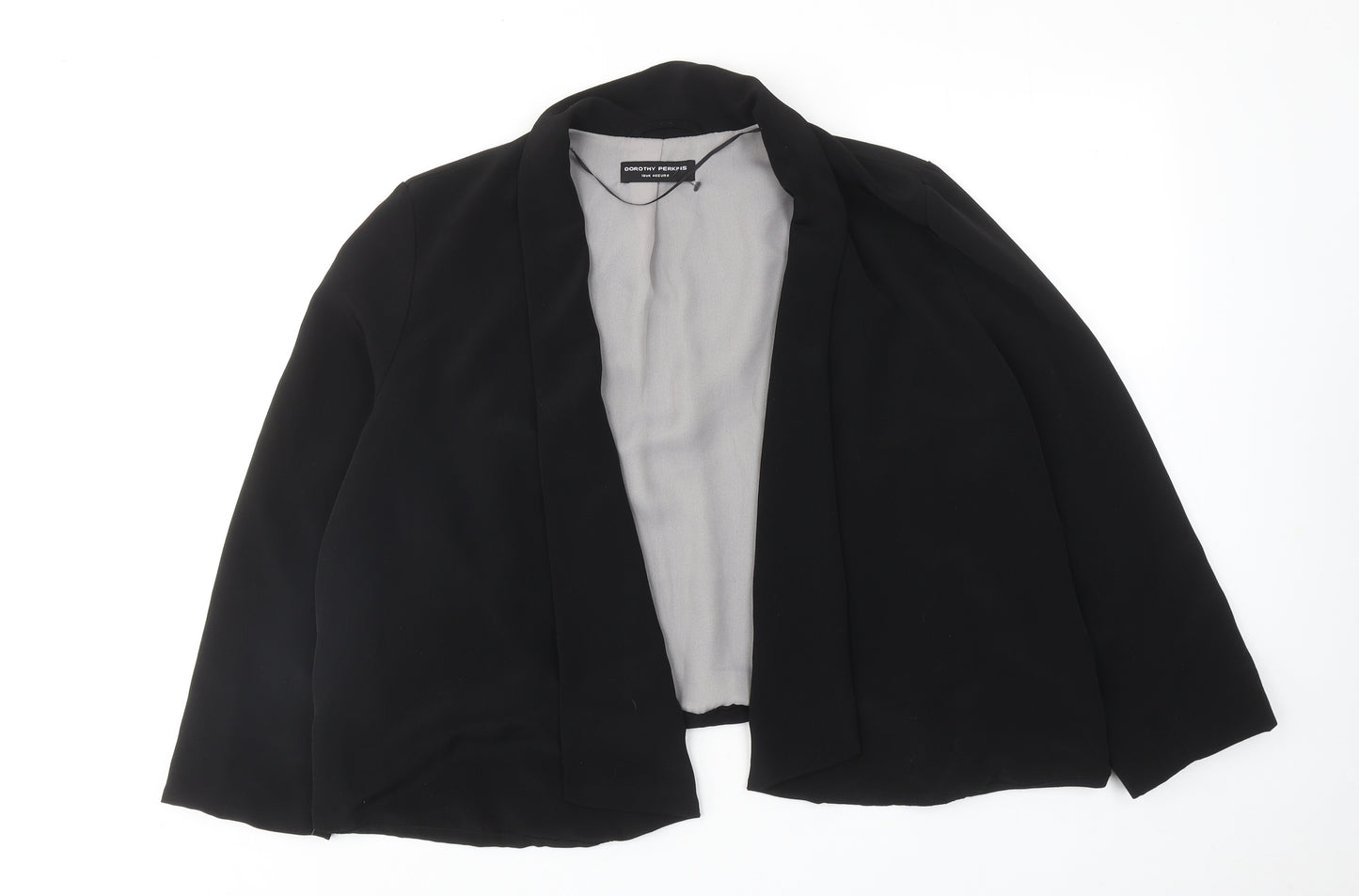Dorothy Perkins Womens Black Jacket Blazer Size 18 - Open