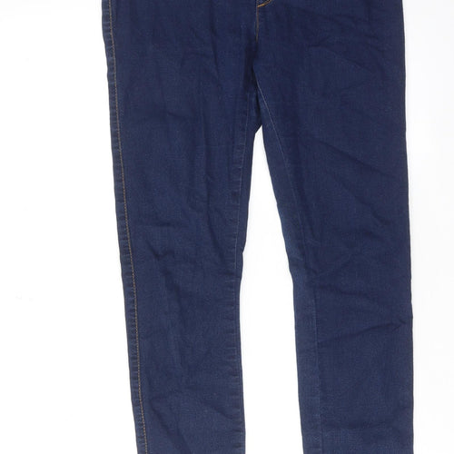 Denim & Co. Womens Blue Cotton Skinny Jeans Size 10 Regular