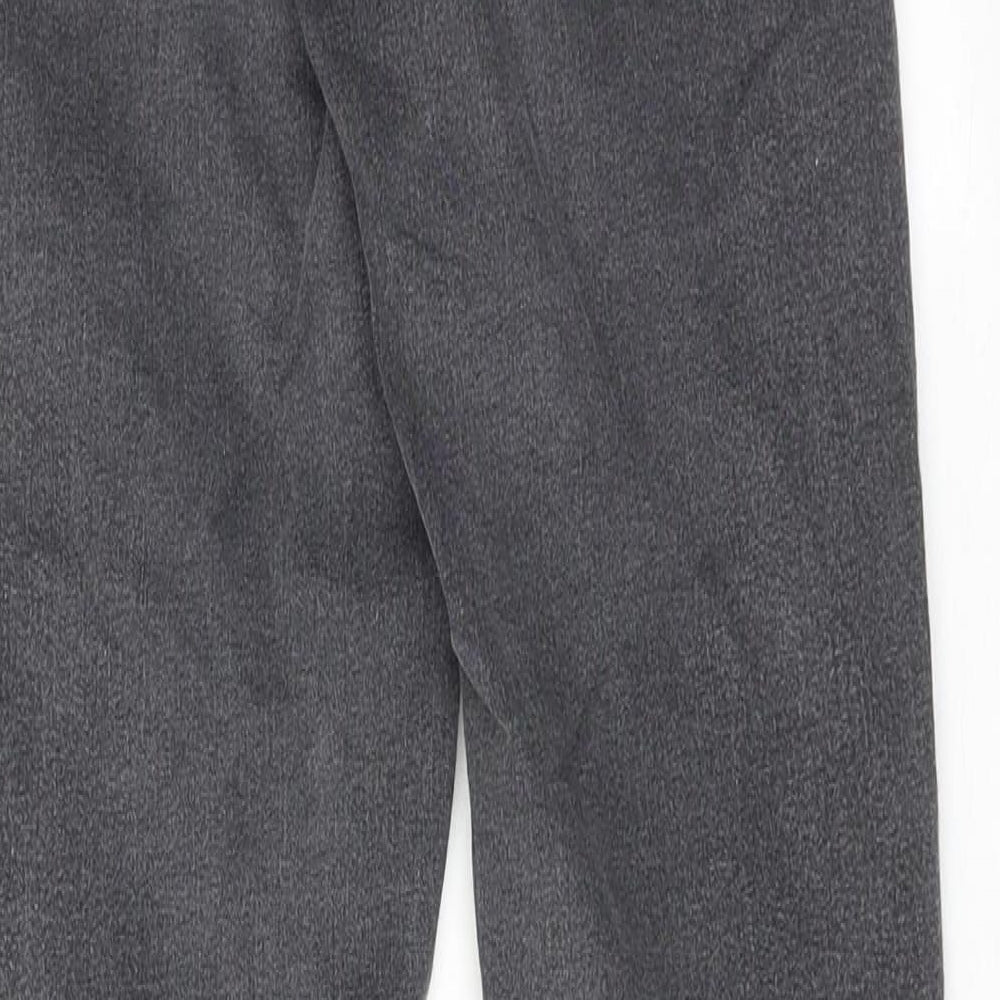 Topshop Womens Grey Cotton Skinny Jeans Size 25 in L32 in Regular Zip