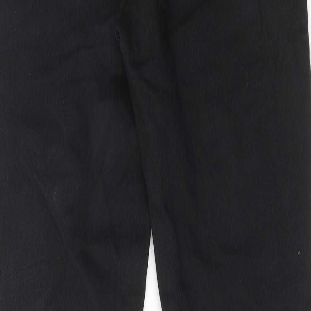 Topman Mens Black Cotton Skinny Jeans Size 32 in L34 in Regular Zip