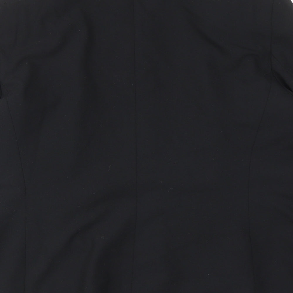 Marks and Spencer Womens Black Jacket Size 12 Zip