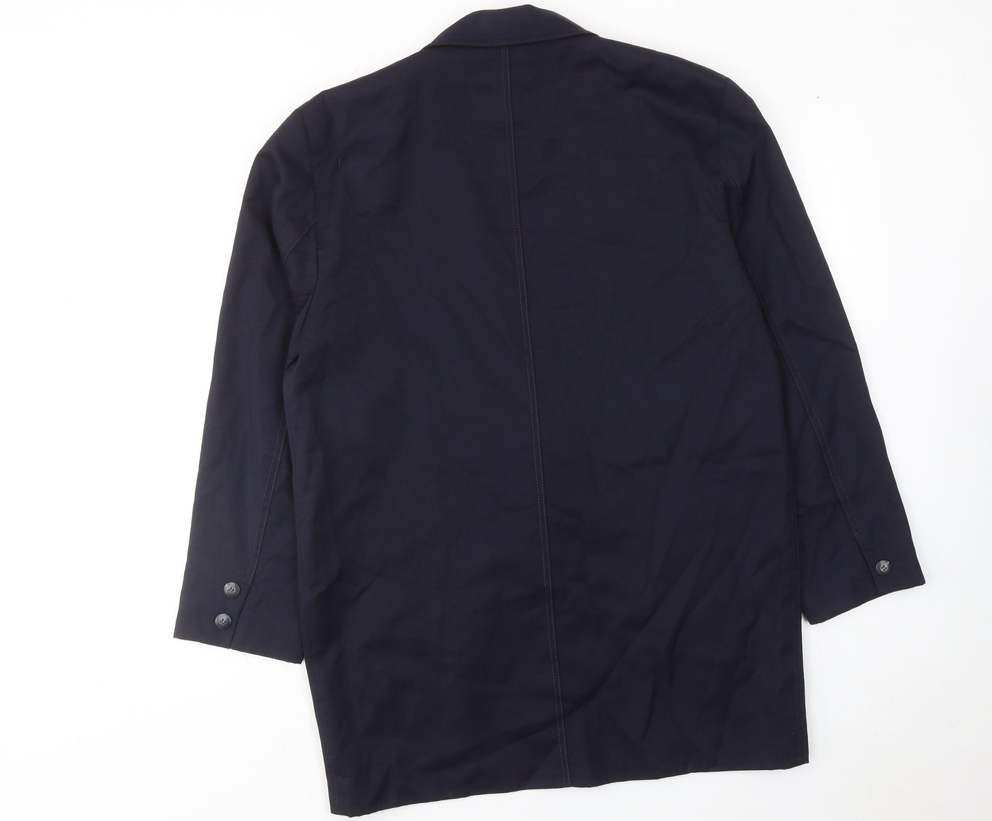 Cache D'op Womens Blue Jacket Blazer Size 16 Button