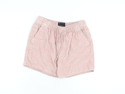 ASOS Mens Pink Cotton Bermuda Shorts Size S L6 in Regular Drawstring