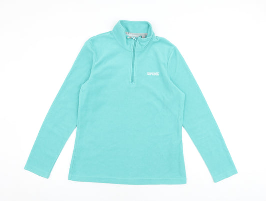 Regatta Womens Green Polyester Pullover Sweatshirt Size 10 Zip