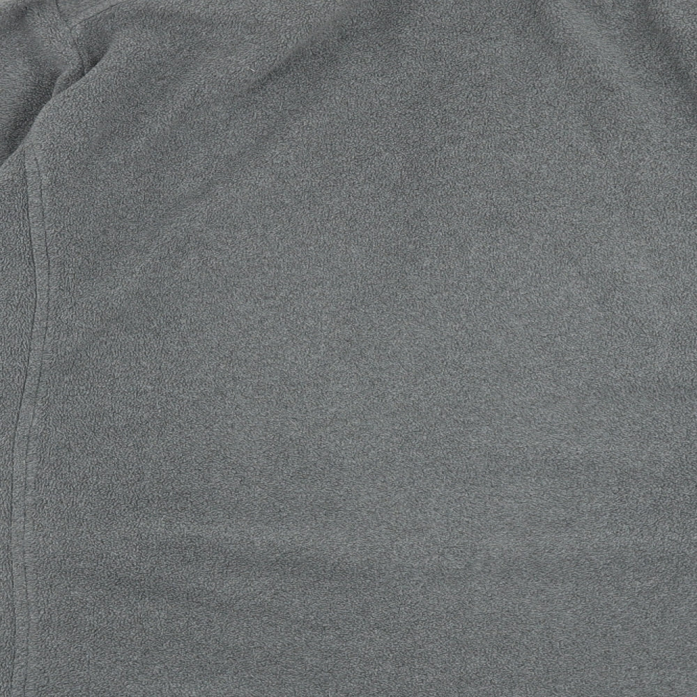 Lands' End Mens Grey Polyester Pullover Sweatshirt Size L