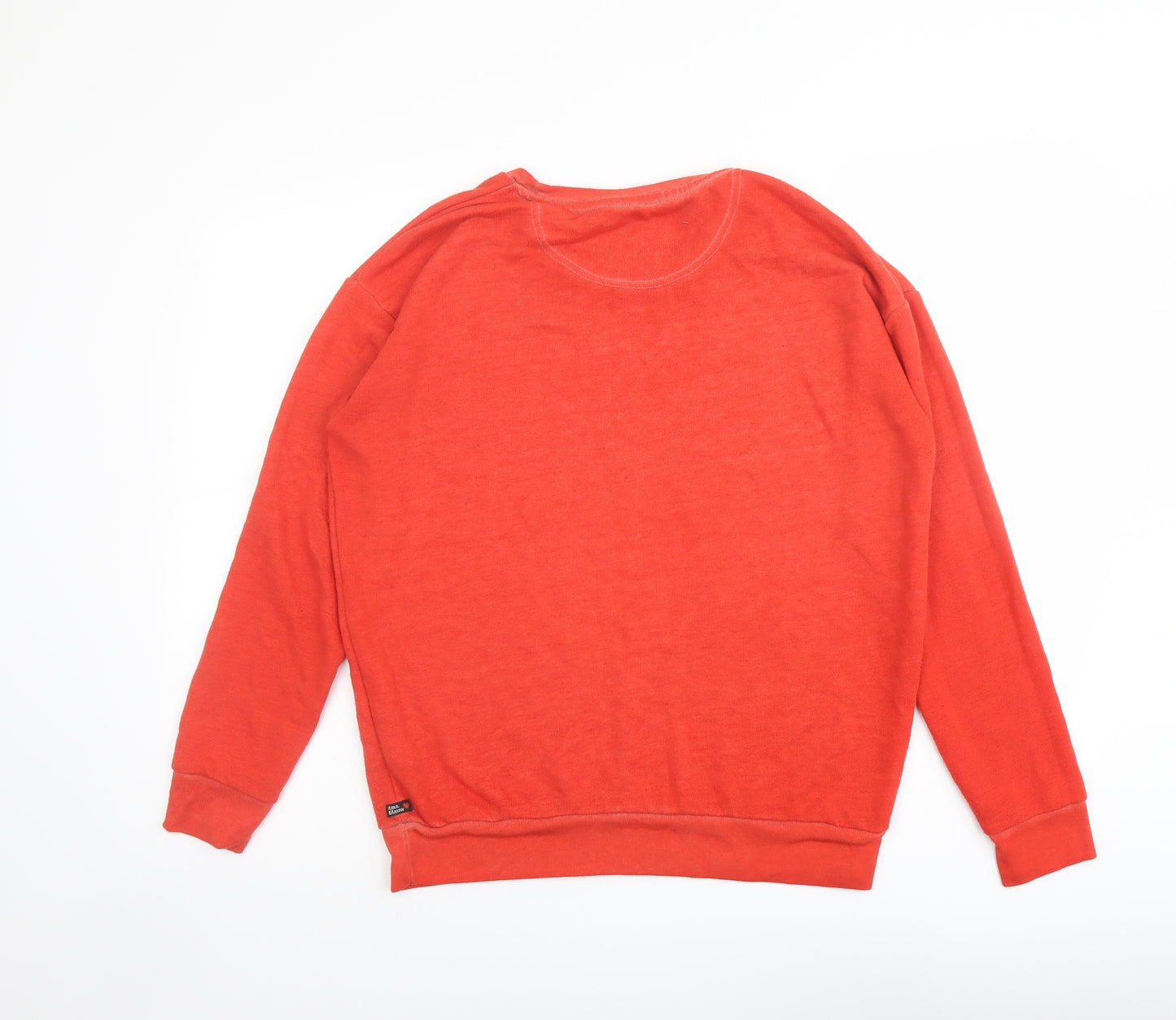 Scotch & Soda Womens Red Polyester Pullover Sweatshirt Size M Pullover