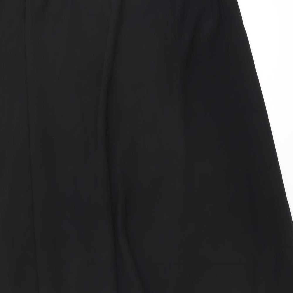 Bonmarché Womens Black Polyester Swing Skirt Size 20