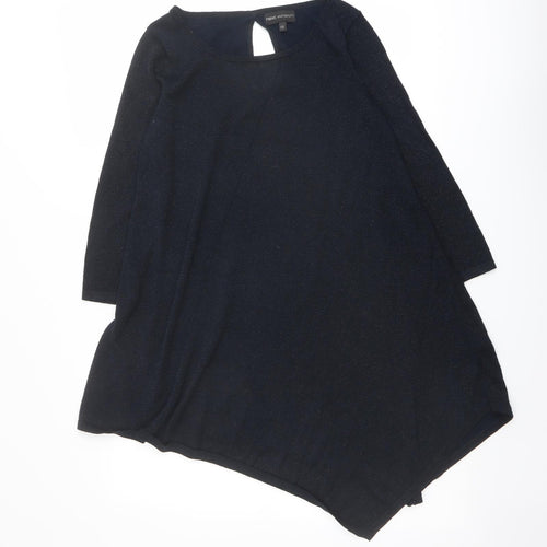 NEXT Womens Blue Round Neck Viscose Pullover Jumper Size 12