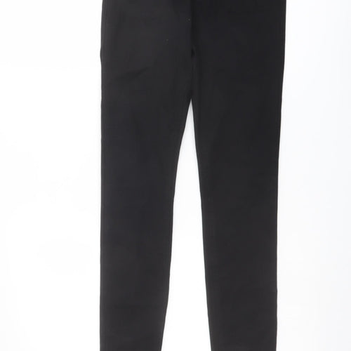 Denim & Co. Womens Black Cotton Skinny Jeans Size 10 L31 in Regular Button