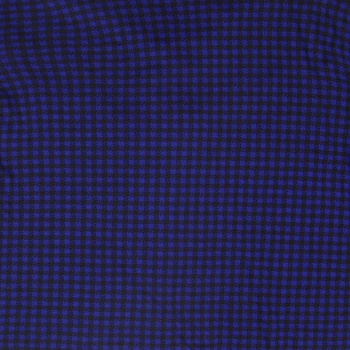 Dormar Womens Blue Check Jacket Blazer Size 16 Button
