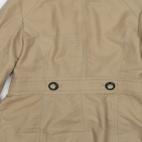 Principles Womens Beige Jacket Size 12 Button