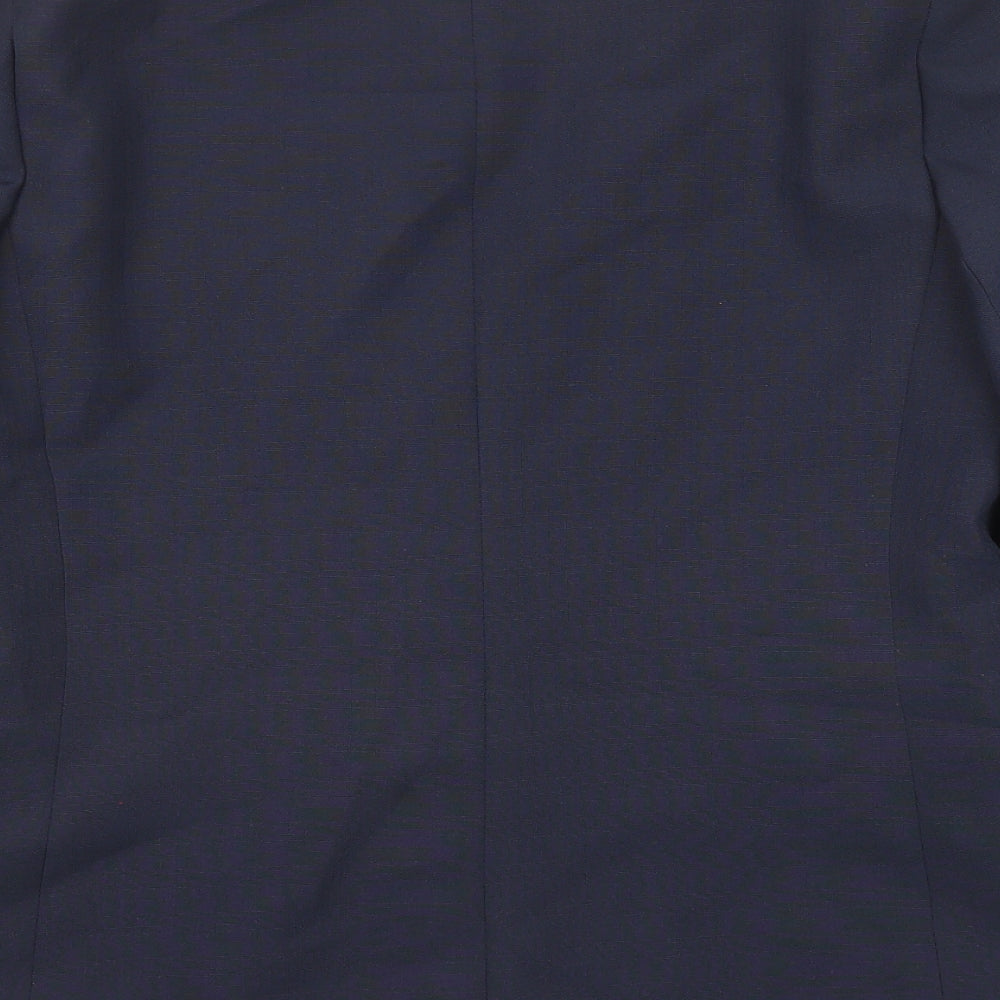 C&A Womens Blue Jacket Blazer Size 14 Button