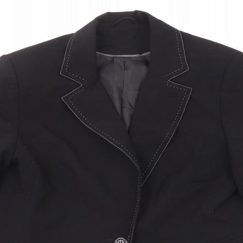 Dorothy Perkins Womens Black Jacket Blazer Size 14 Button