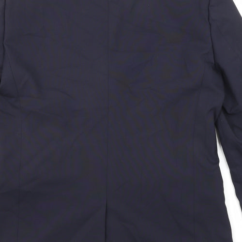 ASOS Mens Blue Polyester Jacket Suit Jacket Size 40 Regular