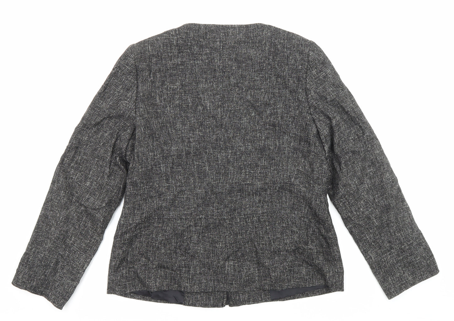 Windsmoor Womens Grey Jacket Size 12 Zip