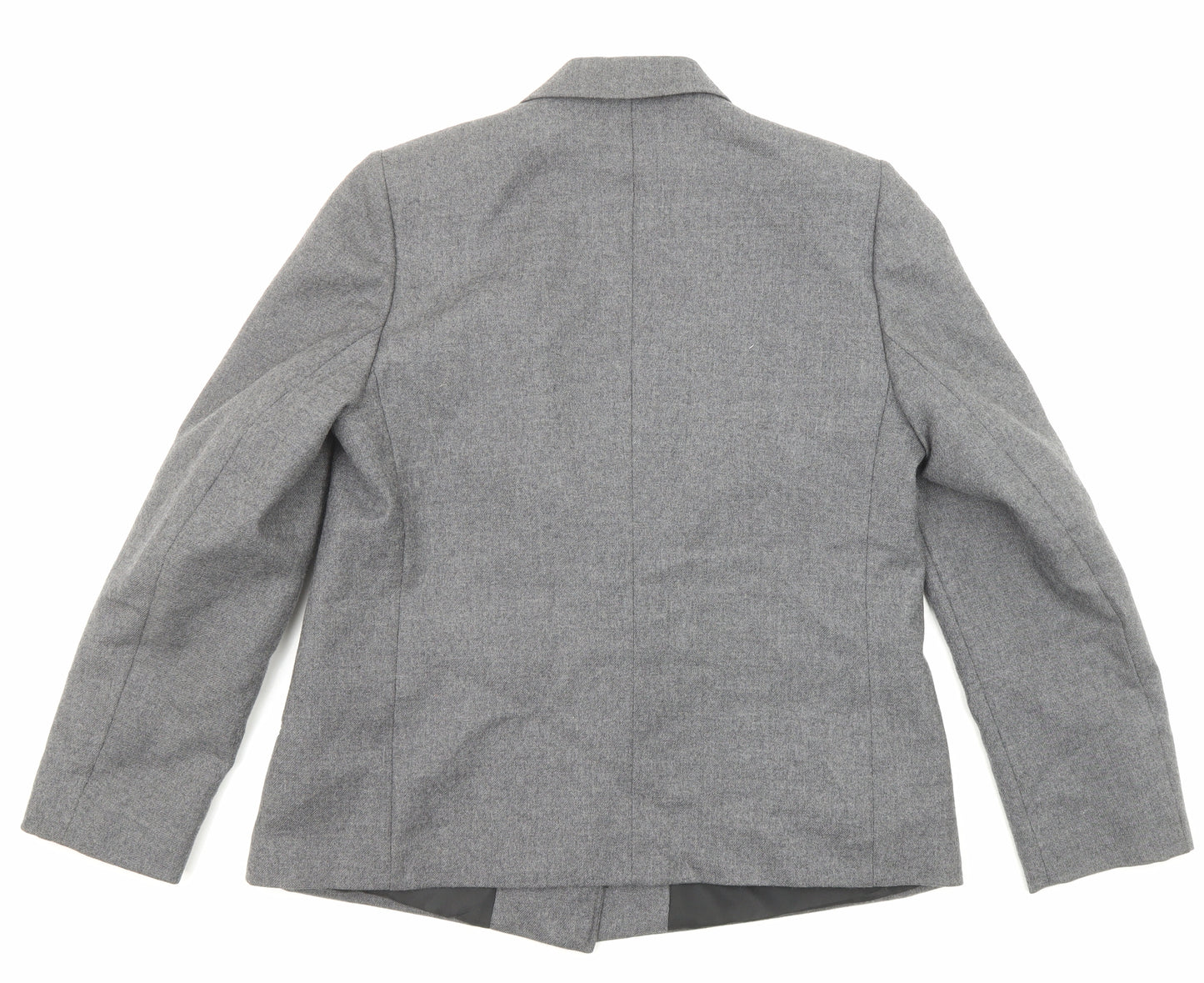 Gleneagles of Scotland Womens Grey Jacket Blazer Size 14 Button