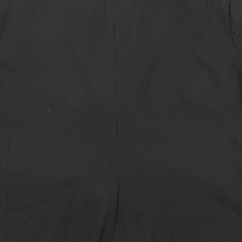 Centaur Mens Black Polyester Jacket Suit Jacket Size 48 Regular