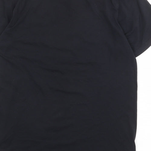 NFL Mens Black Cotton T-Shirt Size XL Round Neck - Kansas City Chiefs
