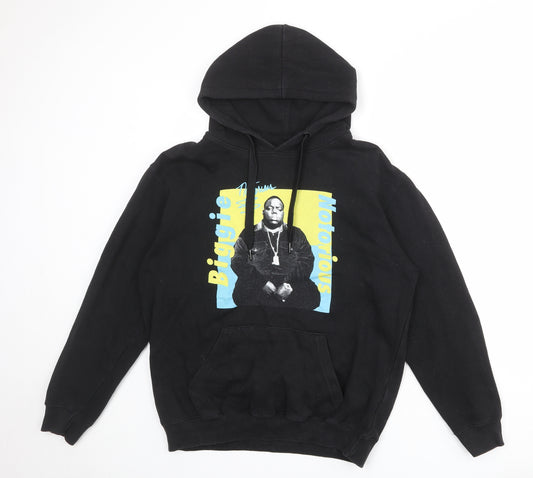 The Notorious B.I.G. Womens Black Cotton Pullover Hoodie Size M Pullover