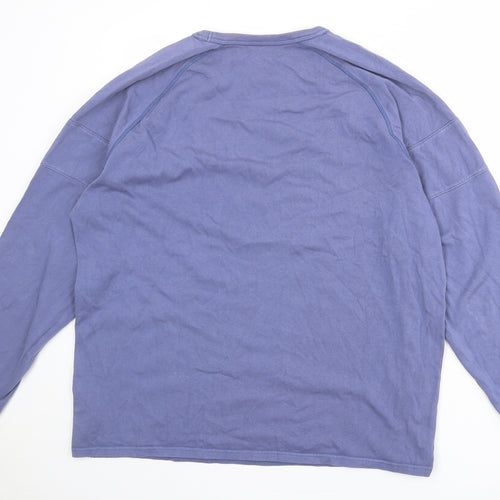Boden Womens Blue 100% Cotton Basic T-Shirt Size 2XL Round Neck