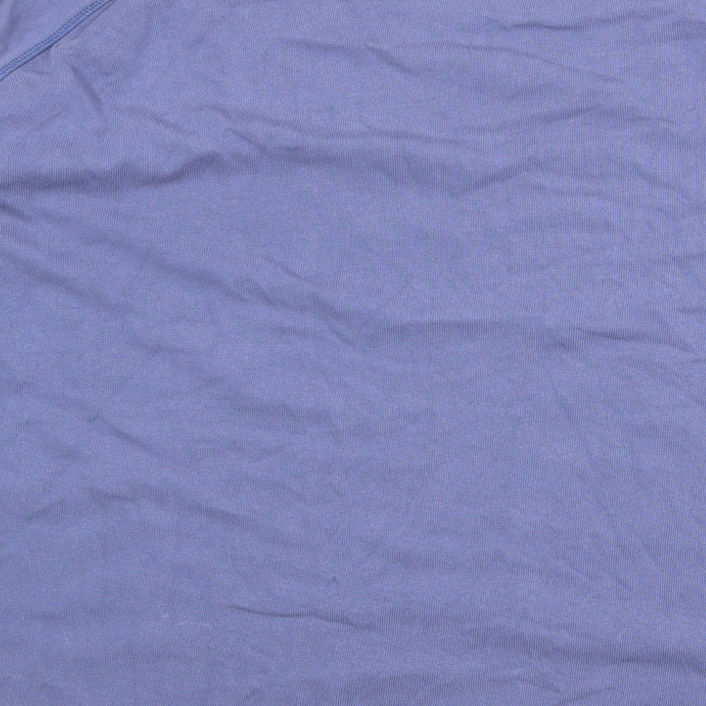 Boden Womens Blue 100% Cotton Basic T-Shirt Size 2XL Round Neck