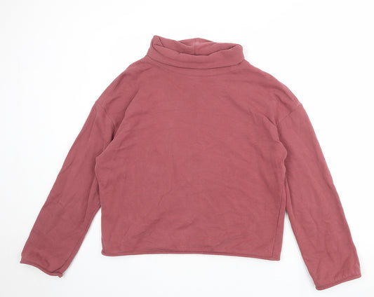 Jigsaw Womens Pink 100% Cotton Pullover Sweatshirt Size M Pullover