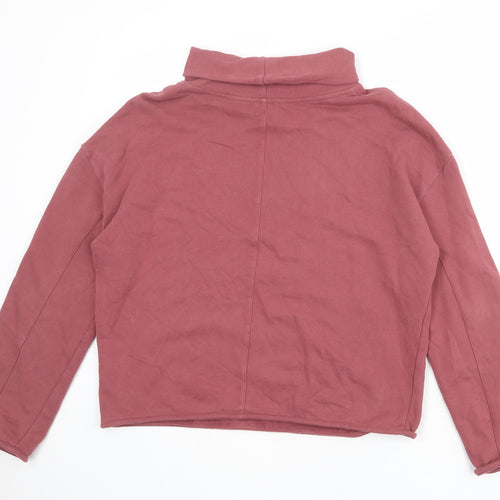 Jigsaw Womens Pink 100% Cotton Pullover Sweatshirt Size M Pullover