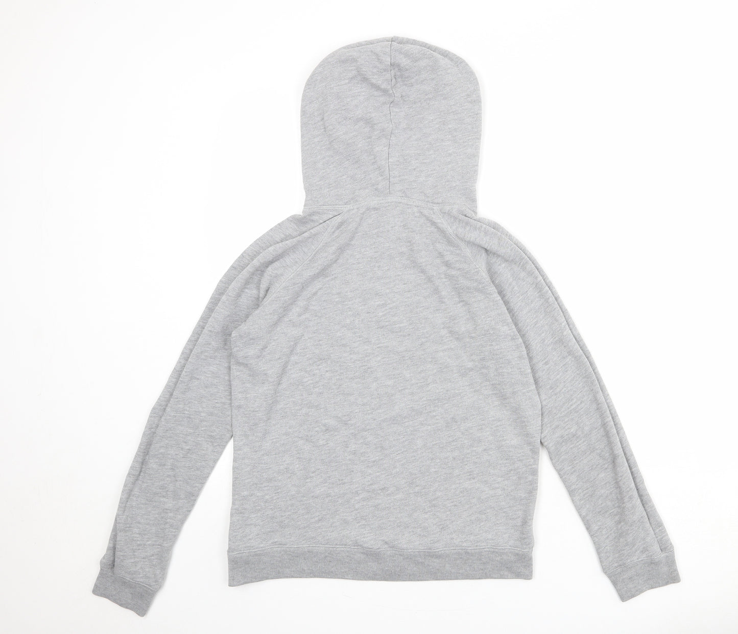 Jack Wills Womens Grey Polyester Pullover Hoodie Size 10 Pullover