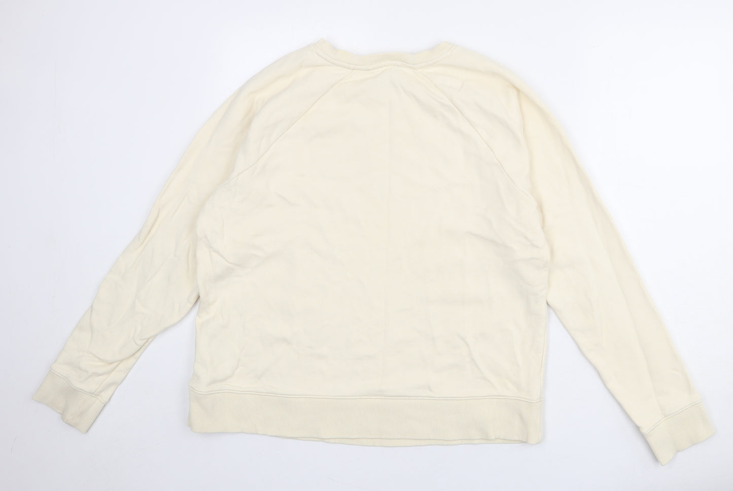 Banana Republic Womens Beige Cotton Pullover Sweatshirt Size XL Pullover