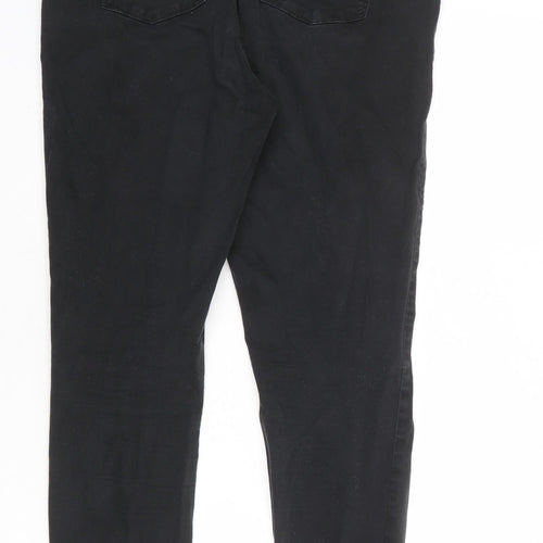 Denim & Co. Womens Black Cotton Skinny Jeans Size 16 L28 in Regular Zip