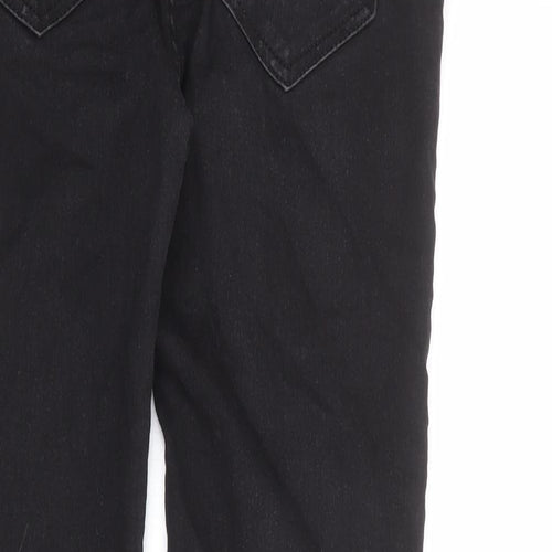 Pull&Bear Womens Black Cotton Skinny Jeans Size 12 L27 in Regular Zip