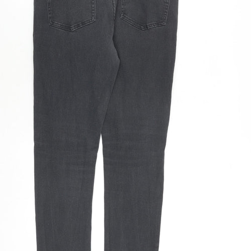 Denim & Co. Mens Grey Cotton Skinny Jeans Size 32 in L32 in Slim Zip