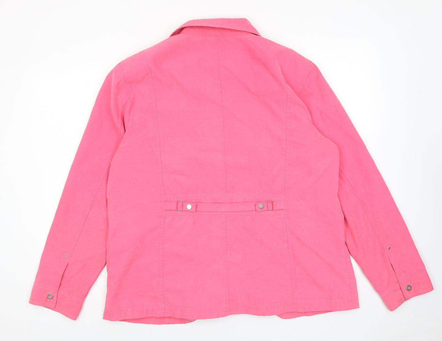 Klass Womens Pink Jacket Size 18 Zip