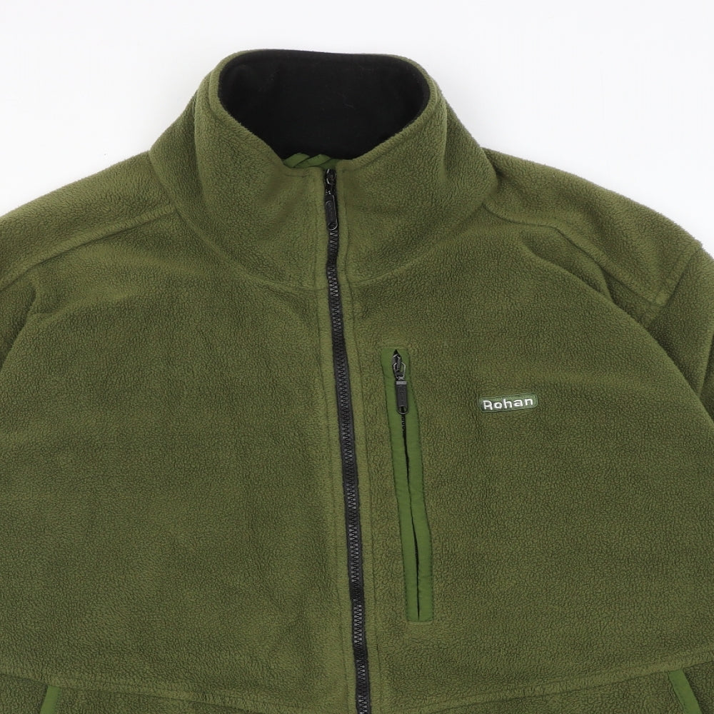 Rohan Mens Green Jacket Size XL Zip