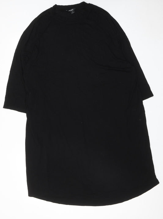 Monki Womens Black Viscose A-Line Size XL Round Neck Pullover