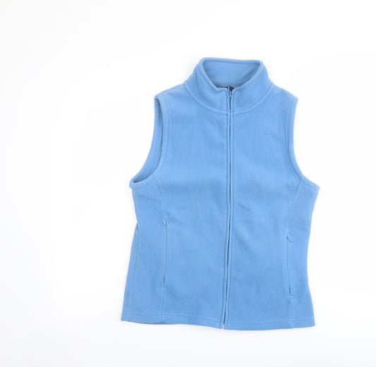 EWM Womens Blue Gilet Jacket Size 10 Zip