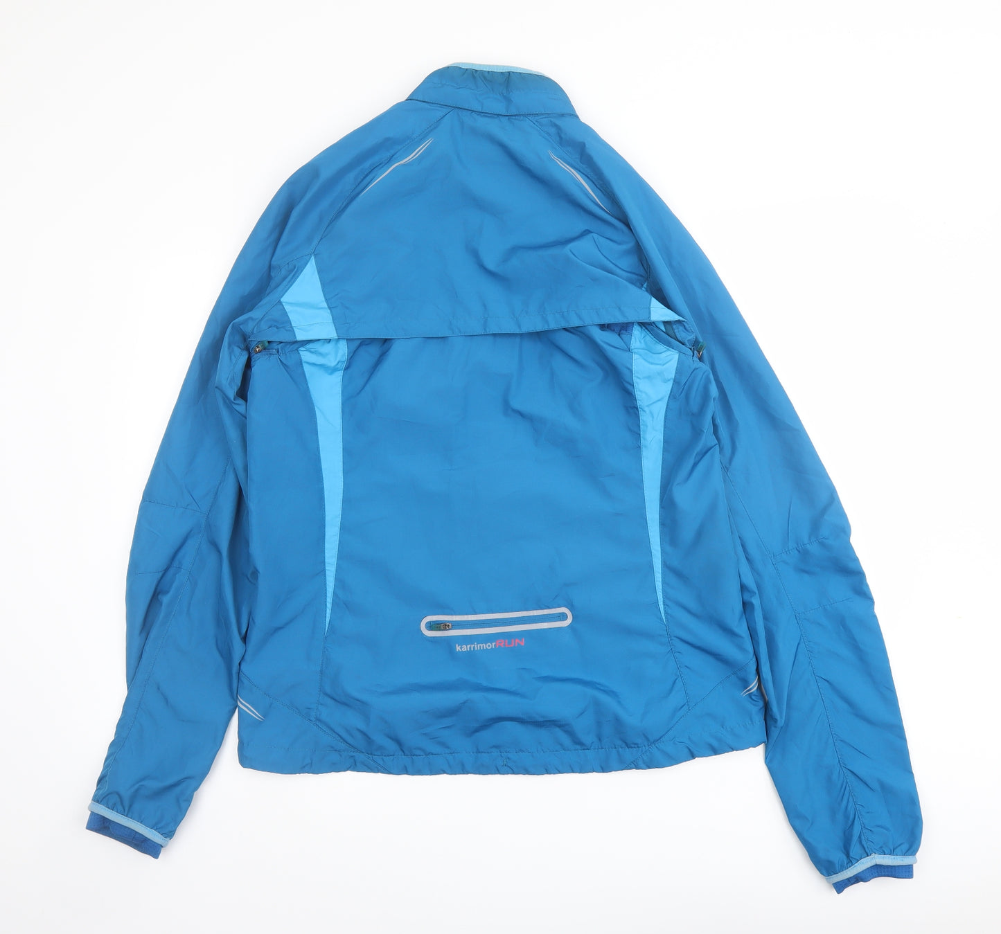 Karrimor Womens Blue Windbreaker Jacket Size 14 Zip