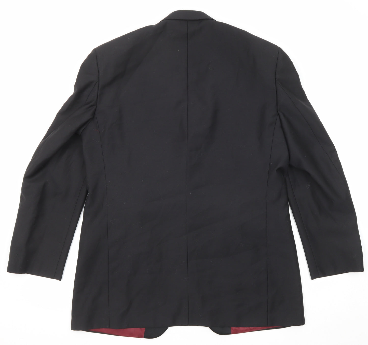 Scott & Taylor Mens Black Polyester Tuxedo Suit Jacket Size 42 Regular