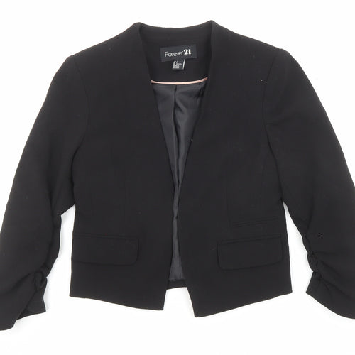 FOREVER 21 Womens Black Jacket Blazer Size S