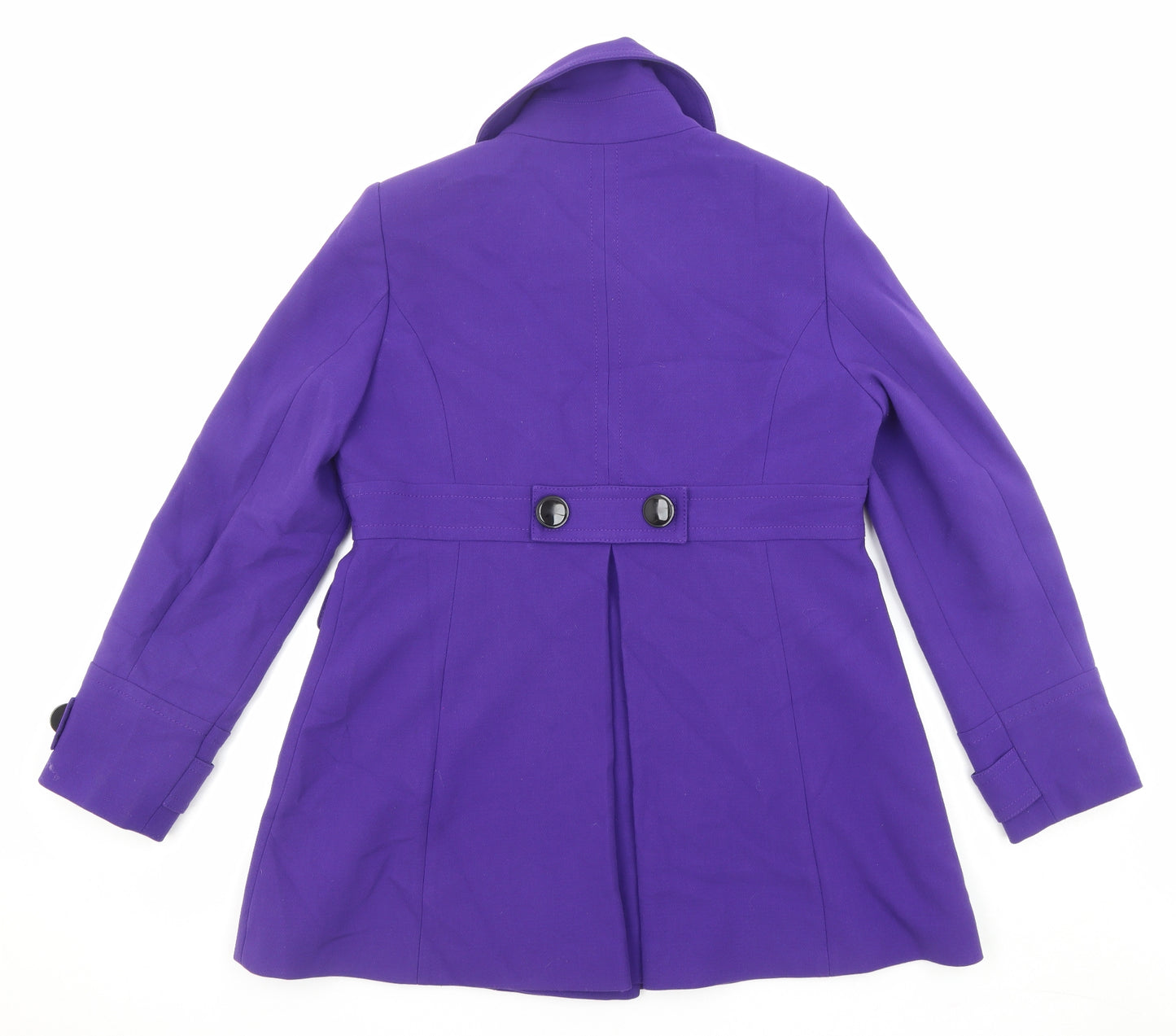 Marks and Spencer Womens Purple Jacket Size 14 Button