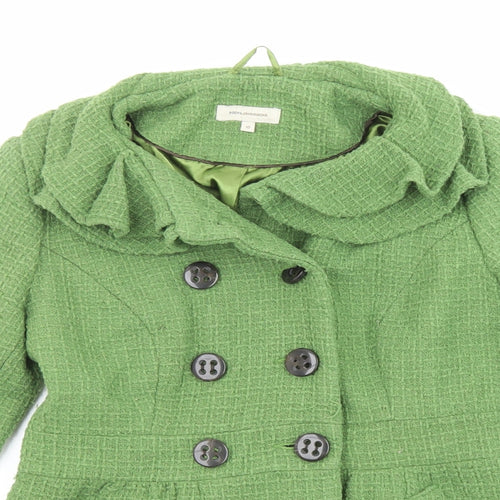 RJR.John Rocha Womens Green Jacket Size 10 Button