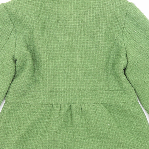 RJR.John Rocha Womens Green Jacket Size 10 Button