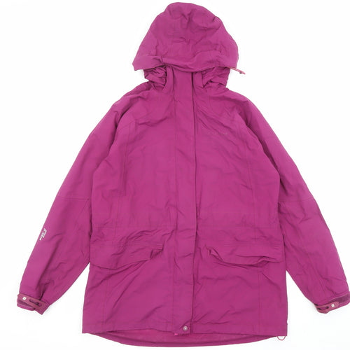 Extreme Womens Pink Windbreaker Jacket Size 14 Zip