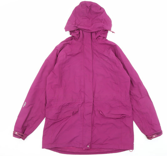 Extreme Womens Pink Windbreaker Jacket Size 14 Zip