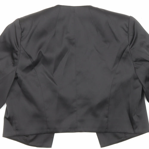 Montique Womens Black Jacket Blazer Size 10