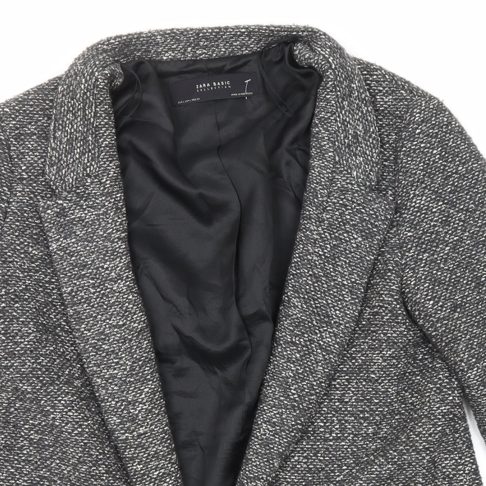 Zara Womens Grey Jacket Blazer Size L