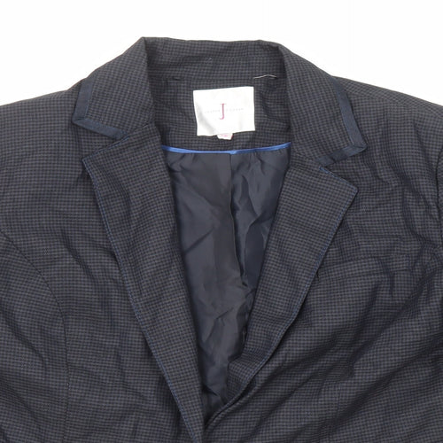 Jasper Conran Womens Blue Polyester Jacket Suit Jacket Size 16