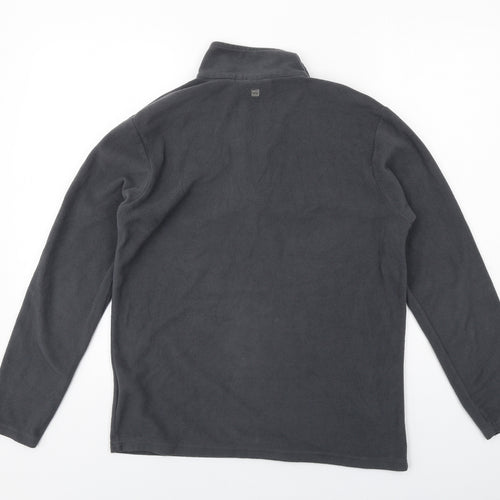 Mountain Warehouse Womens Grey Polyester Pullover Sweatshirt Size S Zip