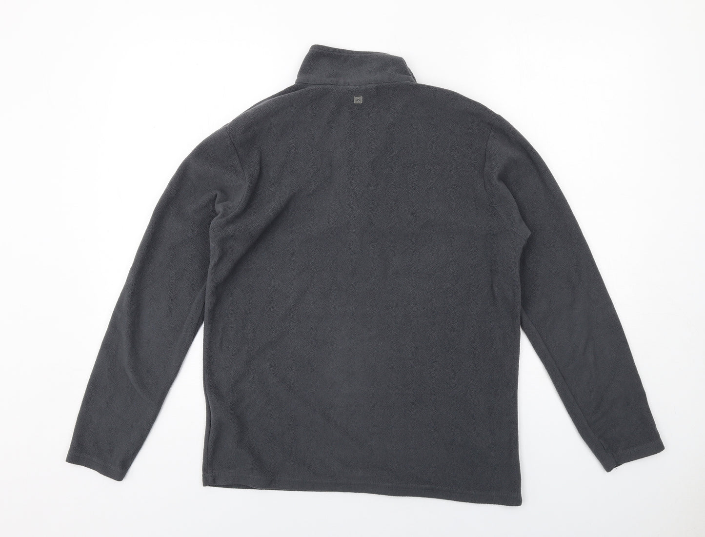 Mountain Warehouse Womens Grey Polyester Pullover Sweatshirt Size S Zip
