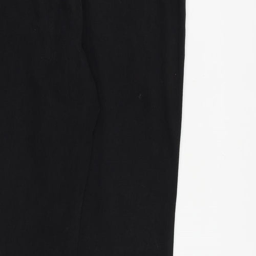 Uniqlo Womens Black Cotton Straight Jeans Size 32 in L30 in Regular Button